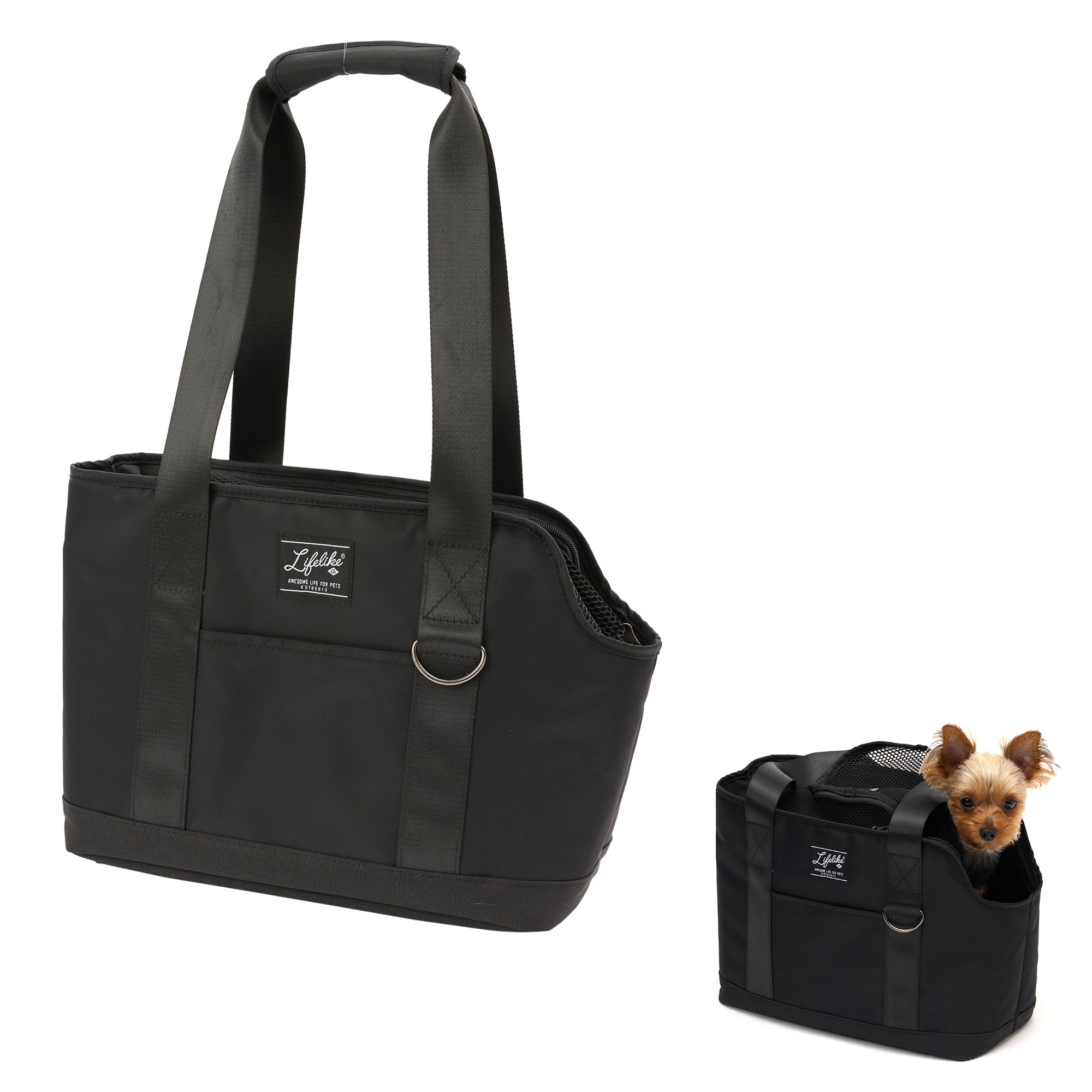 LIFELIKE トートバッグ型キャリー ブラック ギアロングトートキャリー | Bag（バッグ） | LIFE LIKE 【犬服